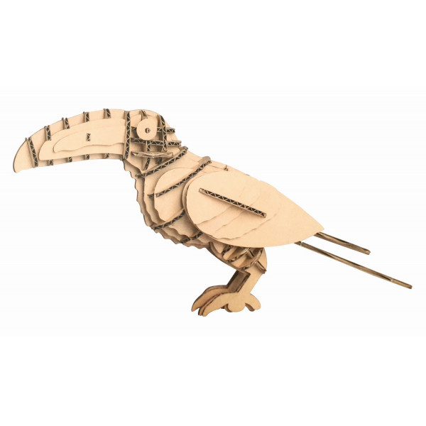 photo-Trophée - Oiseau - Toucan - Carton - A assembler - CTOP
