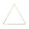 photo-Décoration à suspendre - Triangle - Doré - 25 x 31 cm - Métal or