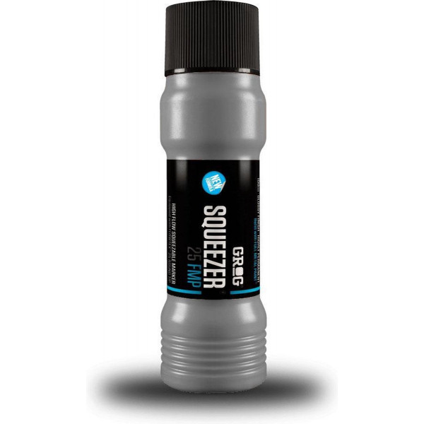 photo-Grog - Squeezer 25 FMP - Argent Chrome - Marqueur peinture - Street-art