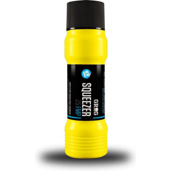 photo-Grog - Squeezer 25 FMP - Jaune Flash Yellow - Marqueur peinture - Street-art