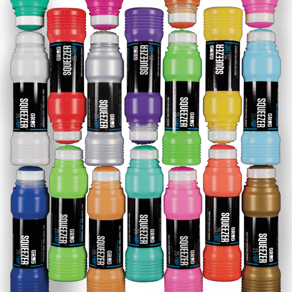Grog - Squeezer 25 FMP - Vert Miami - Marqueur peinture - Street-art