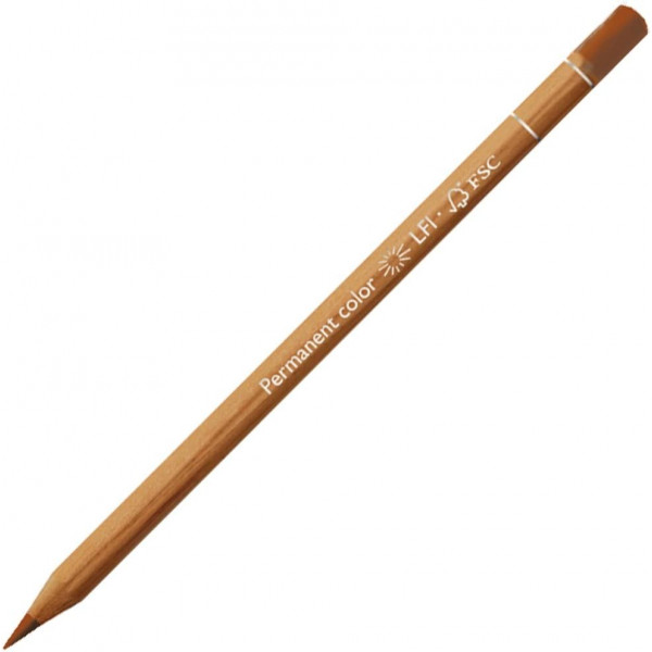 photo-Crayon de couleur - Ocre brun - Carand'Ache - Luminance 6901