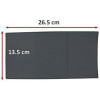 Etui pour carte grise - 3 volets - 130 x 260 mm - PVC - Noir