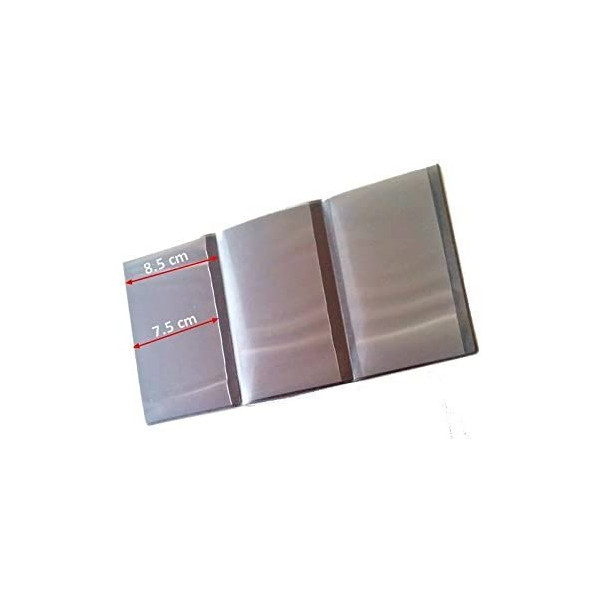 Étui Carte Grise PVC Transparent 3 Volets - Protection Contre Salissures Et Déchirements, Fabriqué En France