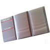Etui pour carte grise - 3 volets - 130 x 260 mm - PVC - Noir