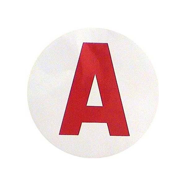 photo-Autocollant A - Jeune conducteur - Auto - Moto - 15 cm de diamètre