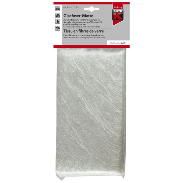 photo-Tissu en fibres de verre - Reboucher une carrosserie - Voiture - Caravane - Moto