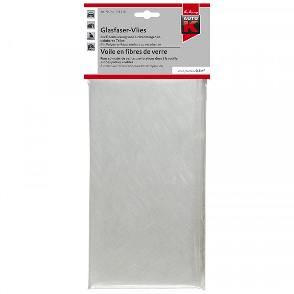 photo-Voile en fibres de verre - Colmater réparer carrosserie - Voiture - Caravane - Moto