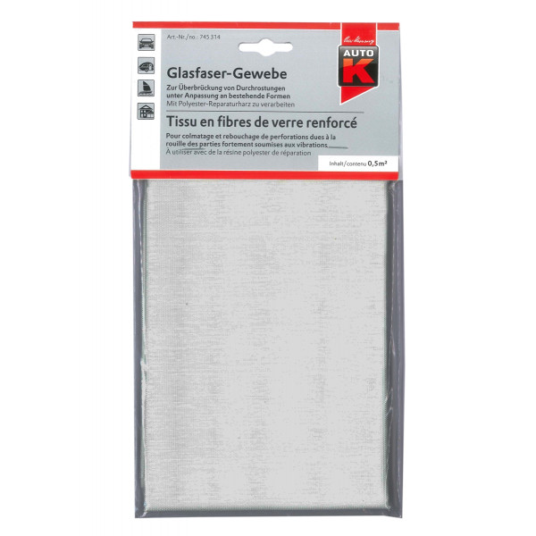 photo-Tissu en fibres de verre renforcé - Reboucher une carrosserie rouillée - Auto K