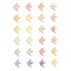 photo-Stickers - Oiseau en origami - Brillant - Loisirs créatifs - Cartes - Invitation