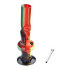 Bang - Inhalateur - Pipe à eau - Couleur Rasta - 31 cm de hauteur - Champ High