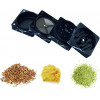 Grinder - Carré - Tabac - Epices - 4 étages - Marbre - 5 x 5 x 5 cm - Champ High