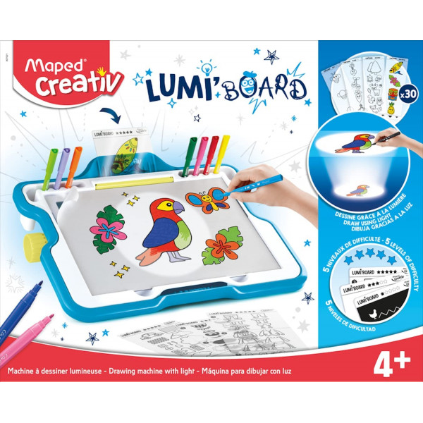 photo-Tablette à dessin - Lumineuse - Enfant - Apprendre à dessiner - Lumi Board - Maped