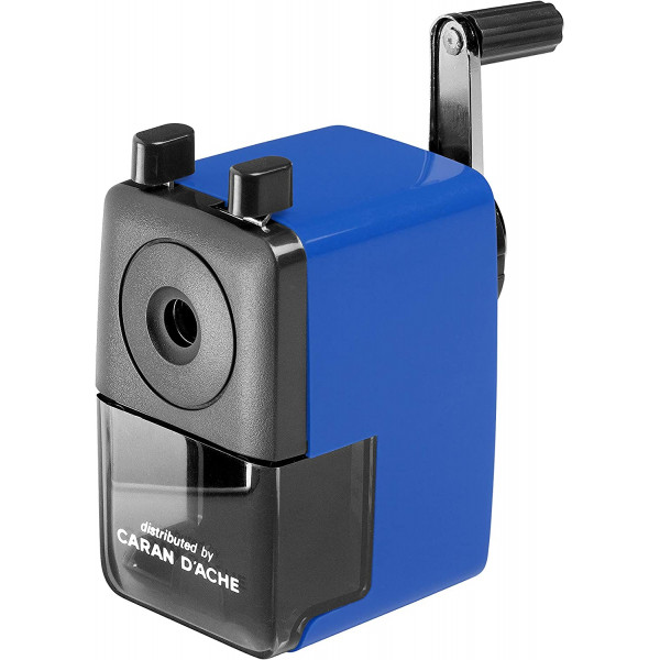 photo-Taille-crayon - Machine pour tailler les crayons - Bleu - 11x 11 x 5,7 cm - Carand'Ache