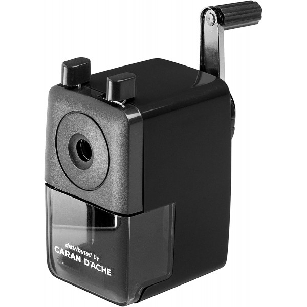 photo-Taille-crayon - Machine pour tailler les crayons - Noir - 11x 11 x 5,7 cm - Carand'Ache
