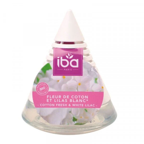photo-photo-Parfum d'ambiance - Désodorisant d'intérieur - Senteur Coton et Lilas - IBA