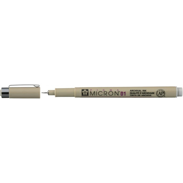 photo-Feutre Pigma Micron 01 Sakura pointe extra fine 0.25mm gris clair
