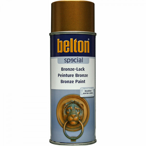 photo-Bombe de peinture Belton effet bronze or antique 400ml