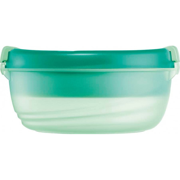Grand bol déjeuner - Boîte à déjeuner - Lunch box - Bento - 3 compartiments - Vert