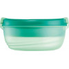 Grand bol déjeuner - Boîte à déjeuner - Lunch box - Bento - 3 compartiments - Vert