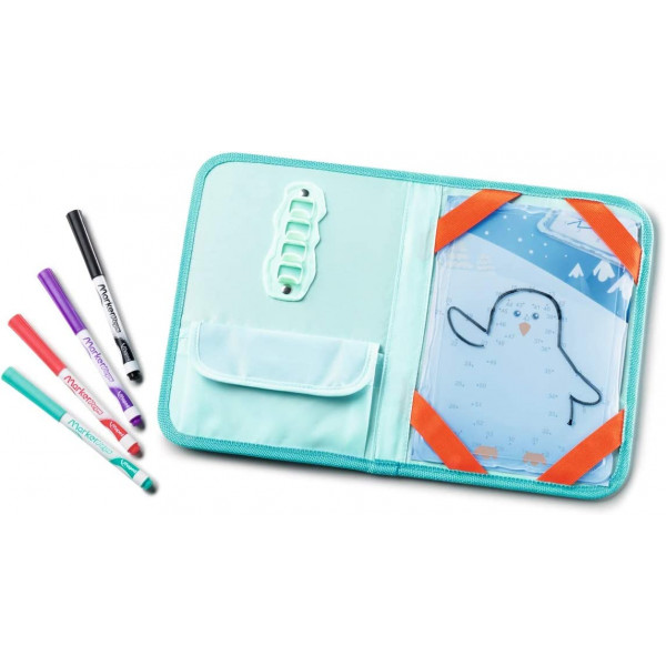 Jeux et dessins pour enfant - Mallette de voyage - Ardoise effaçable - Maped - Travel board