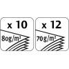 Perforateur - Perforatrice - Trouilloteuse - 4 trous - Métal - 10 à 12 feuilles - Maped Office