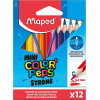 photo-12 mini crayons de couleur - Coloriage - Très résistants - Maped - Color'Peps Strong