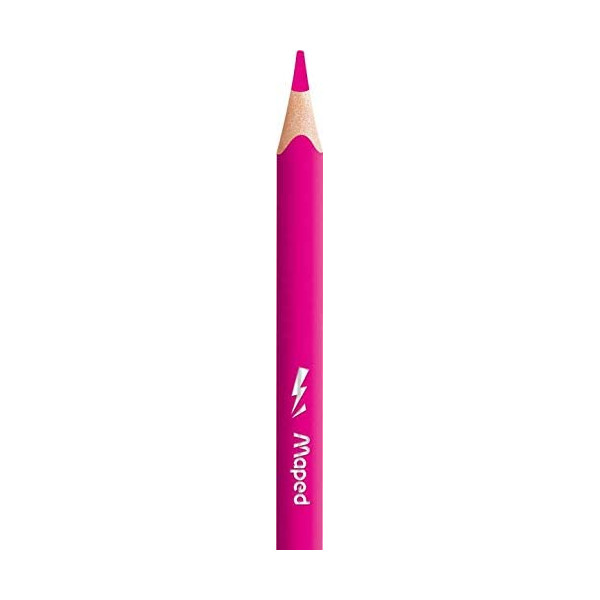 12 mini crayons de couleur - Coloriage - Très résistants - Maped - Color'Peps Strong