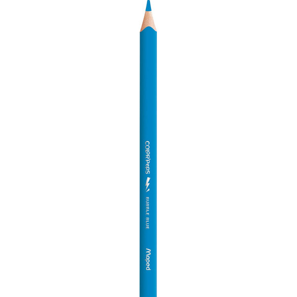 12 crayons de couleur - Large - Coloriage - Très résistants - Maped - Color'Peps Strong