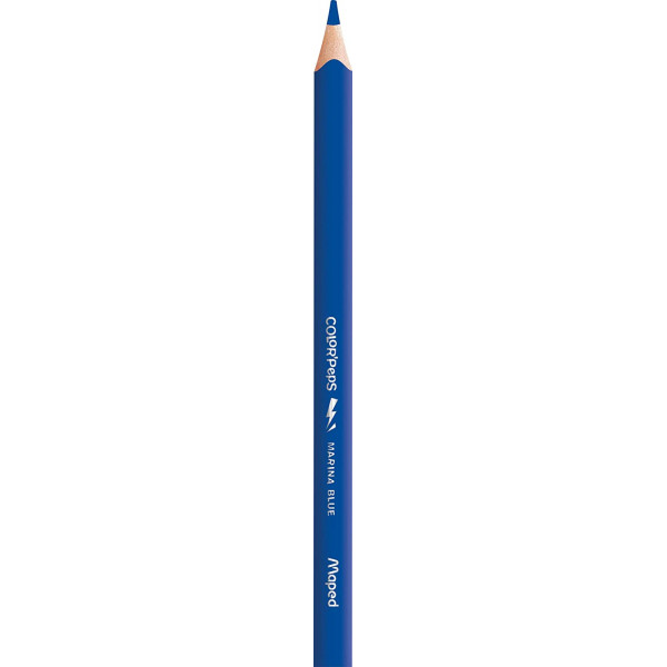 12 crayons de couleur - Large - Coloriage - Très résistants - Maped - Color'Peps Strong