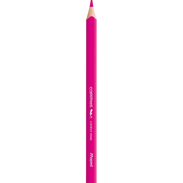 12 crayons de couleur - Large - Coloriage - Très résistants - Maped - Color'Peps Strong