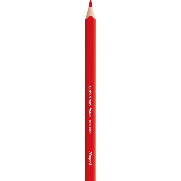12 crayons de couleur - Large - Coloriage - Très résistants - Maped - Color'Peps Strong