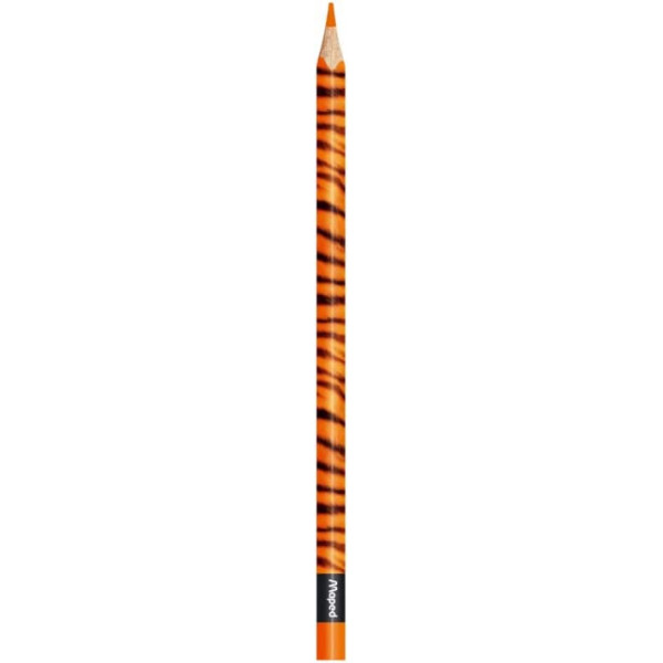12 crayons de couleur - Assortiment - Color'Peps Animal - Maped