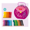 photo-33 feutres de coloriage - Boîte métal en forme de sac à main - Faber-Castell - Connector