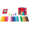 40 feutres de coloriage - Boîte métal avec coloriages - Faber-Castell - Connector