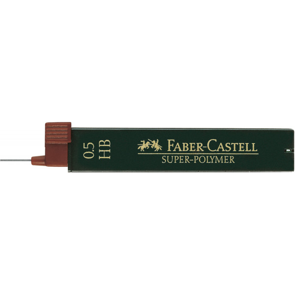 photo-Mines - HB - 0,5 mm - Recharge pour porte-mines - Faber-Castell - Super polymer
