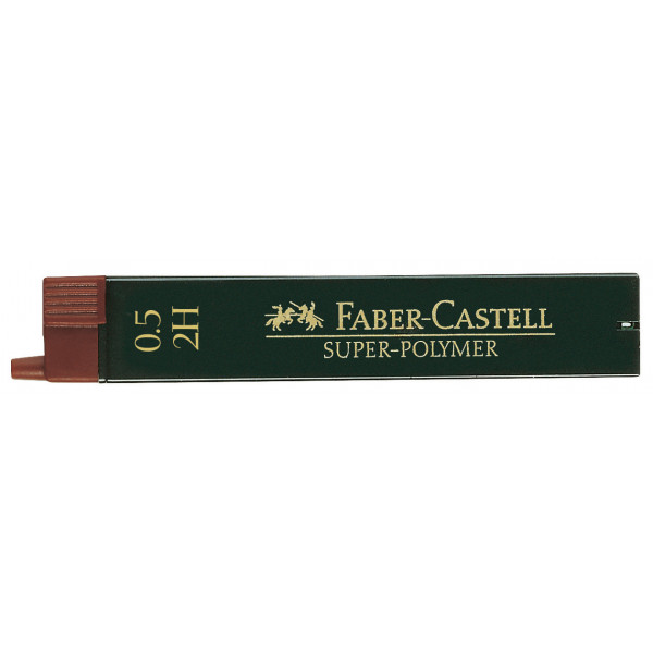 photo-Mines - 2H - 0,5 mm - Recharge pour porte-mines - Faber-Castell - Super polymer