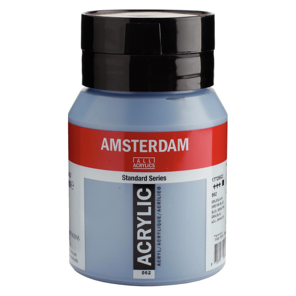 photo-Pot peinture acrylique 500ml Amsterdam bleu grisâtre