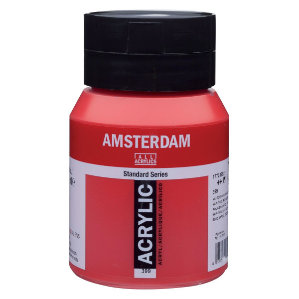 photo-Pot peinture acrylique 500ml Amsterdam rouge naphtol foncé