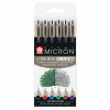 photo-6 feutres - 0,25mm - Dessin - Esquisse - Manga - Plusieurs couleurs - Sakura - Pigma Micron