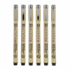 6 feutres - 0,25mm - Dessin - Esquisse - Manga - Plusieurs couleurs - Sakura - Pigma Micron