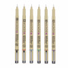 6 feutres - 0,45mm - Dessin - Esquisse - Manga - Plusieurs couleurs - Sakura - Pigma Micron