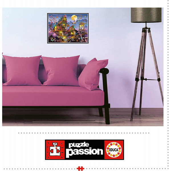 Puzzle - 500 pièces - La maison des fées - Educa