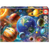 photo-Puzzle - 500 pièces - Le système solaire et les planètes - Educa