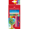 photo-24 crayons de couleur - Assortiment de couleur - Faber-Castell - Grip