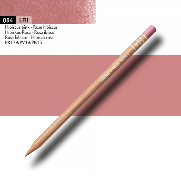 Crayon de couleur - Rose hibiscus - Caran d'Ache - Luminance 6901