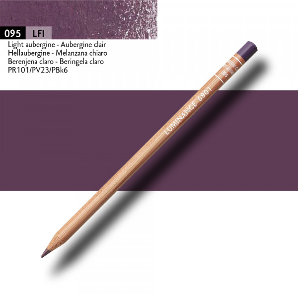 Crayon de couleur - Aubergine clair - Caran d'Ache - Luminance 6901