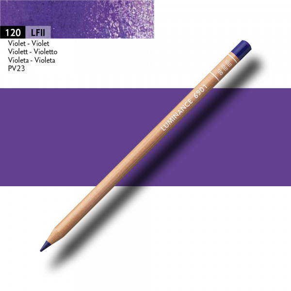 Crayon de couleur - Violet - Caran d'Ache - Luminance 6901
