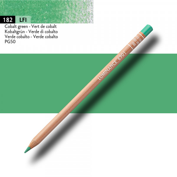 Crayon de couleur - Vert de Cobalt - Caran d'Ache - Luminance 6901