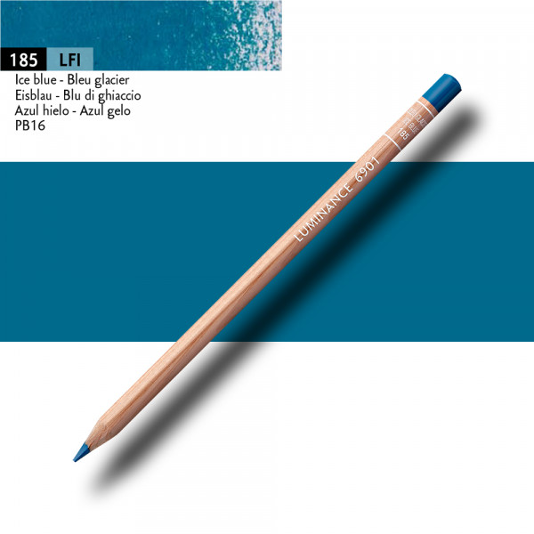 Crayon de couleur - Bleu glacier - Caran d'Ache - Luminance 6901